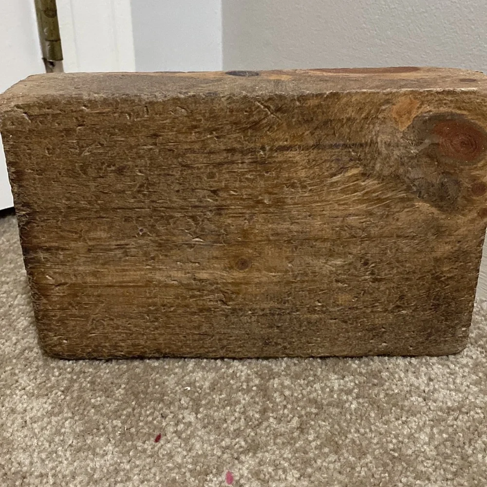 Rustic Marlin Decorative Wooden Block Massachusetts with heart - Picture 2 of 4